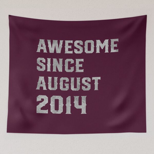 Item preview, Kids 7th Birthday Awesome Since August 2014 7 Year Old 	 	 	 	 designed and sold by pzqskmkmvw62.