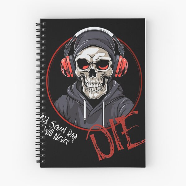 Item preview, old school rap skull, music designed and sold by ArtArturs.