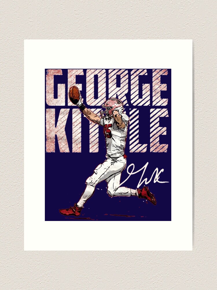 Kittle Jersey Red Art Board Print for Sale by reevevi