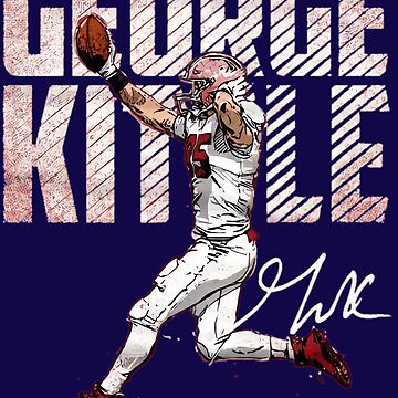 Kittle Jersey Red Poster for Sale by reevevi