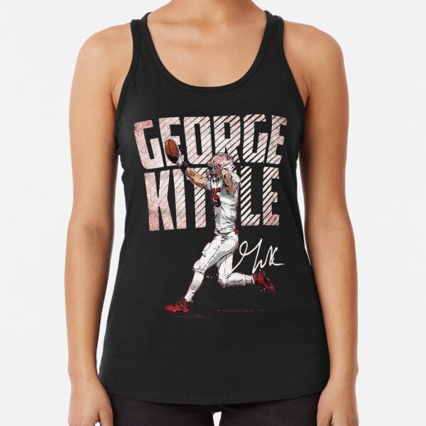 Buy Stylish White Tank-Top George Kittle Print #1243487