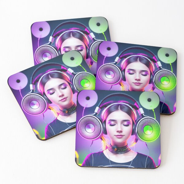 Item preview, She loves music designed and sold by Jorge Javier Di Franco.