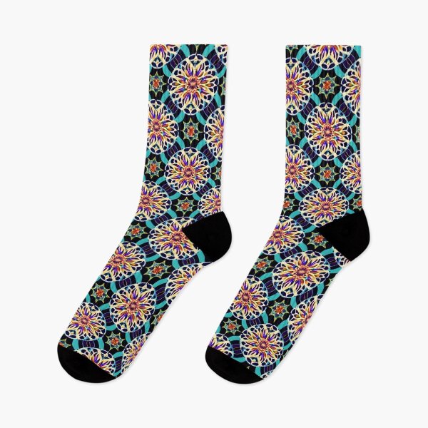 Item preview, Floral Kaleidoscope design pattern is an exquisite fusion of geometric shapes  designed and sold by mrtom414.