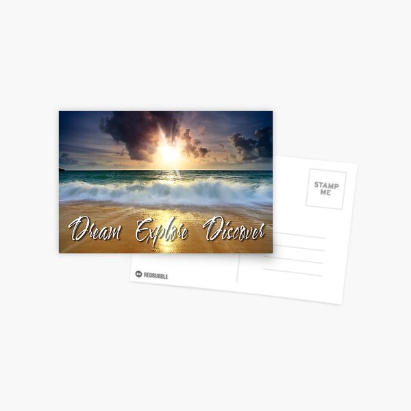 Dream Explore Discover - Give Back to Nature Postcard