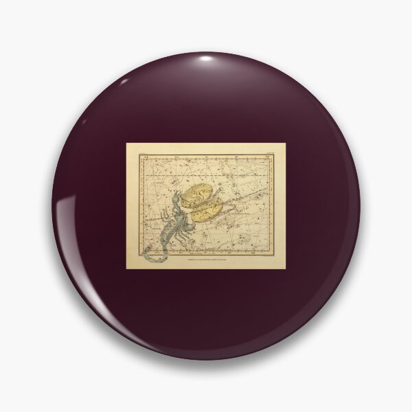 Item preview, Vintage Scorpio Constellation Map (1822) 	 designed and sold by jaayzrxpgt4.
