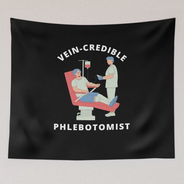 Item preview, Funny phlebotomist pun vein-credible professional designed and sold by Jeangel97.