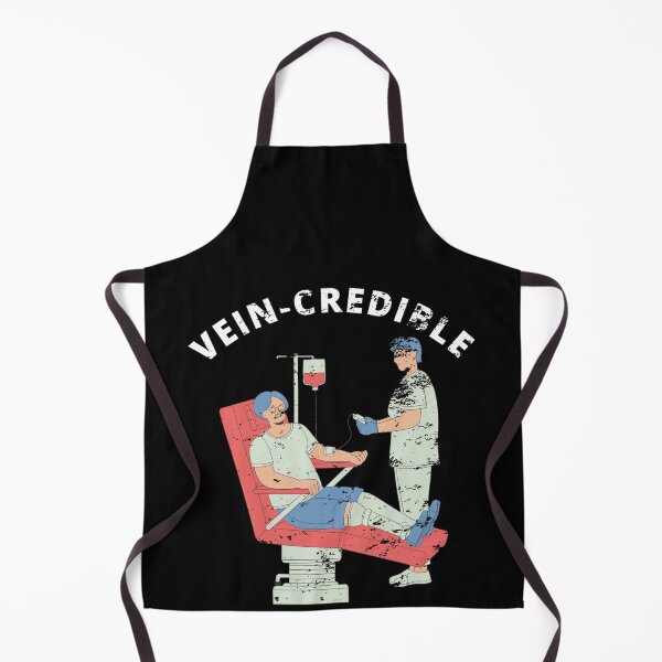 Item preview, Funny phlebotomist pun vein-credible professional Retro Vintage designed and sold by Jeangel97.