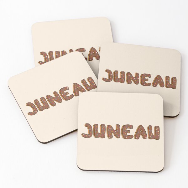 Item preview, Juneau citie of alaska word Shaped Like Chocolate Donuts  designed and sold by DonutsWords.