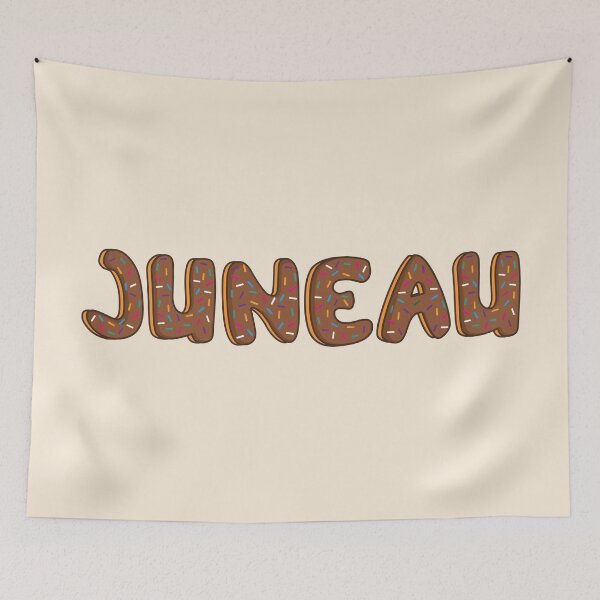 Item preview, Juneau citie of alaska word Shaped Like Chocolate Donuts  designed and sold by DonutsWords.