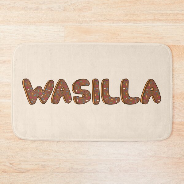 Item preview, Wasilla citie of alaska word Shaped Like Chocolate Donuts  designed and sold by DonutsWords.