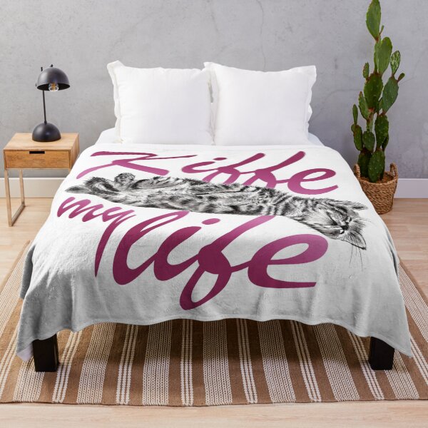 Item preview, Sleeping kitten, Kiffe my life 2 - graphite version, pink text designed and sold by SylvieG18.