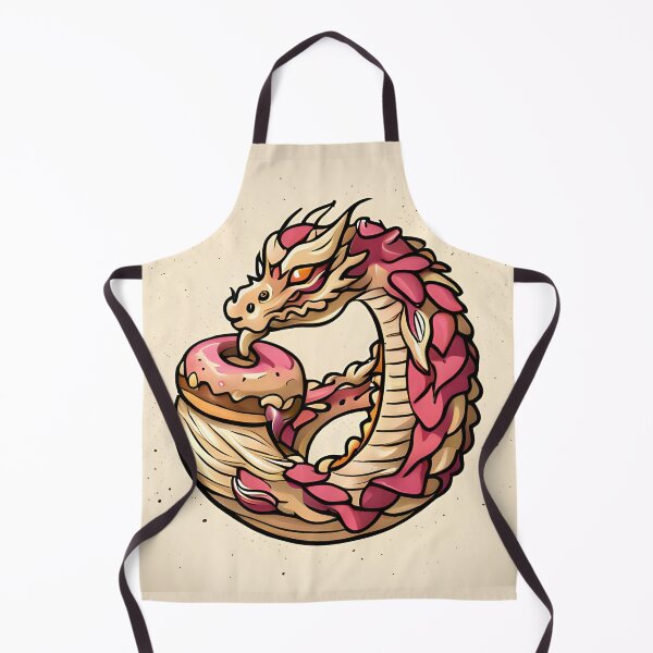 Item preview, Sweet Dragon Delight: Adorable Donut Dream designed and sold by druidwolfart.