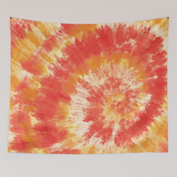 Item preview, Good Vibes Sun Spiral Tie Dye designed and sold by PrettyPixel0.