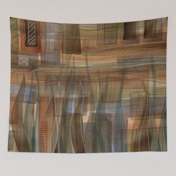 Item preview, Complex Abstraction in Brown designed and sold by Alexandria Levin.