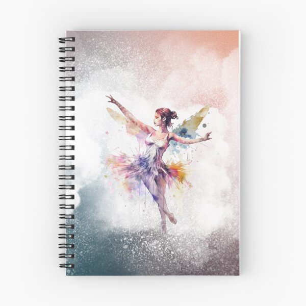 Item preview, Ballerina Fairy Journal | Hardcover | Diary | Notebook | Planner designed and sold by artsyaistudio.