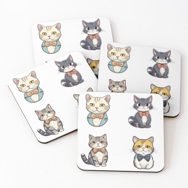 Item preview, Cat with a Bowtie Pack designed and sold by ArtbyAiGallery.
