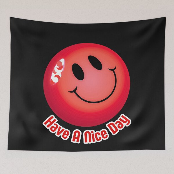Item preview, Have A Nice Day (red) designed and sold by Tripp Art Studio.