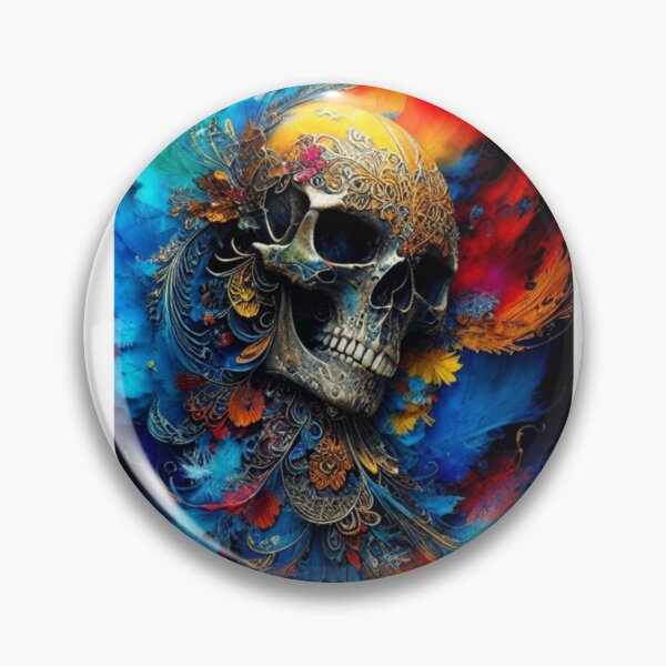 Item preview, Ornate skull designed and sold by KnowlesCarmel.