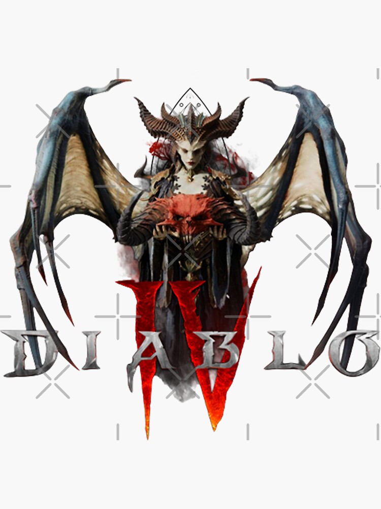 "Diablo 4" Sticker for Sale by Michael-shirt | Redbubble