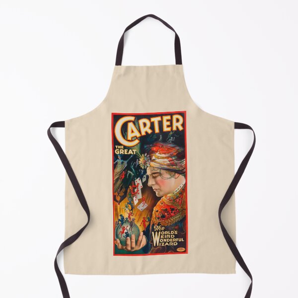 Item preview, Carter Crystal Ball Carter the Great Stone Lithograph Magician's Poster c. 1900 designed and sold by Wabojeg.