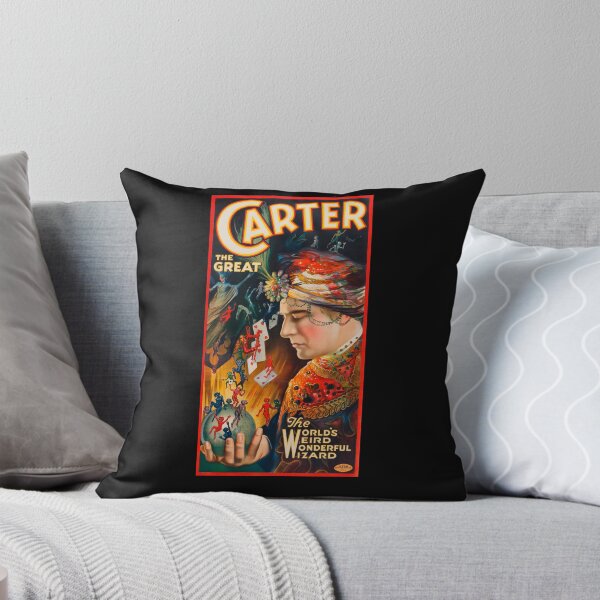 Item preview, Carter Crystal Ball Carter the Great Stone Lithograph Magician's Poster c. 1900 designed and sold by Wabojeg.