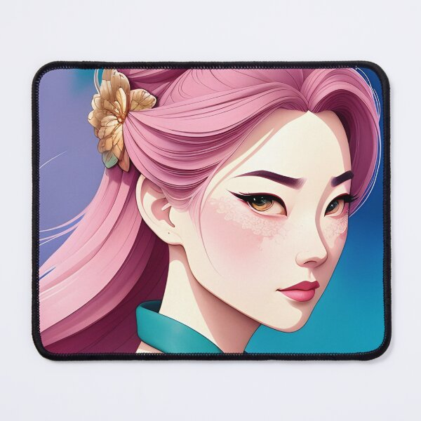 Item preview, Beautiful Asian Woman with Pink Hair designed and sold by Erika V..