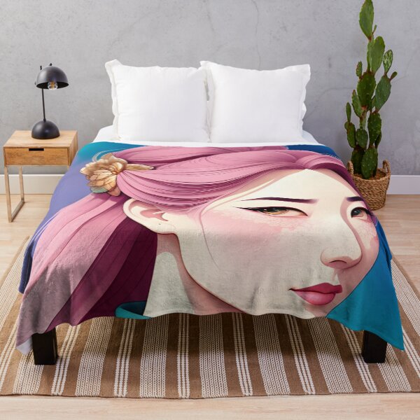 Item preview, Beautiful Asian Woman with Pink Hair designed and sold by Erika V..