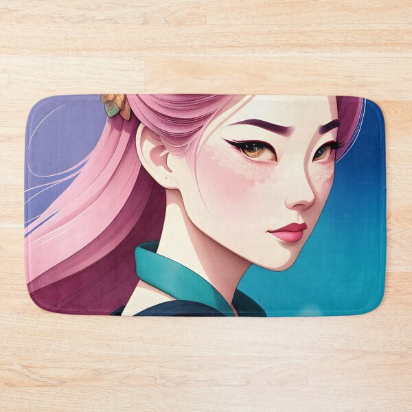 Item preview, Beautiful Asian Woman with Pink Hair designed and sold by Erika V..