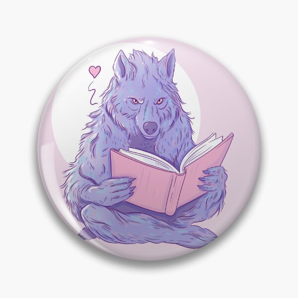Item preview, Werewolf reading a book designed and sold by Jess.a.creates.