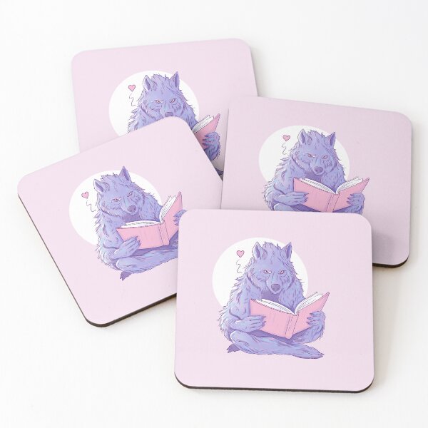 Item preview, Werewolf reading a book designed and sold by Jess.a.creates.