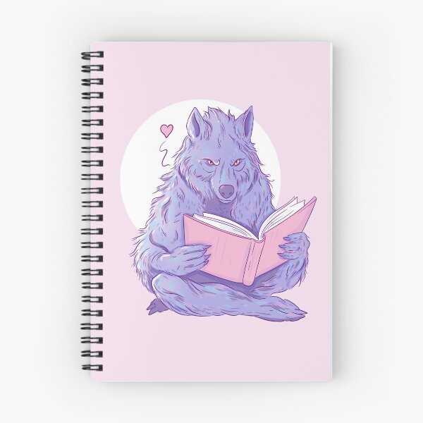 Item preview, Werewolf reading a book designed and sold by Jess.a.creates.