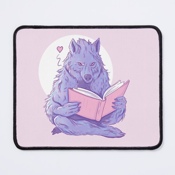 Item preview, Werewolf reading a book designed and sold by Jess.a.creates.