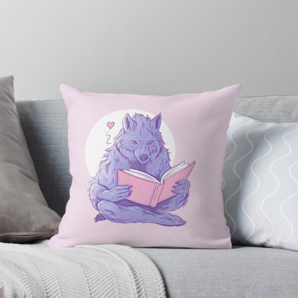 Item preview, Werewolf reading a book designed and sold by Jess.a.creates.