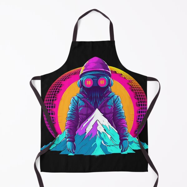 Item preview, Synthwave Sunset Guy With Mask Design Edm Rave designed and sold by LebsackEino.