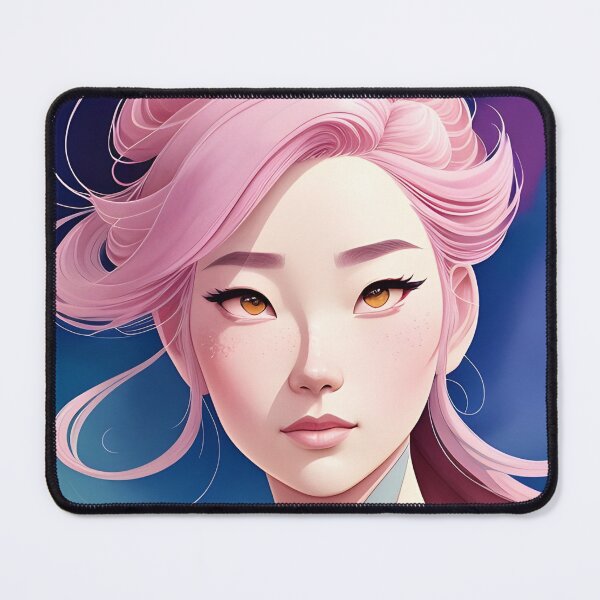 Item preview, Beautiful Asian Woman with Pink Hair designed and sold by Erika V..