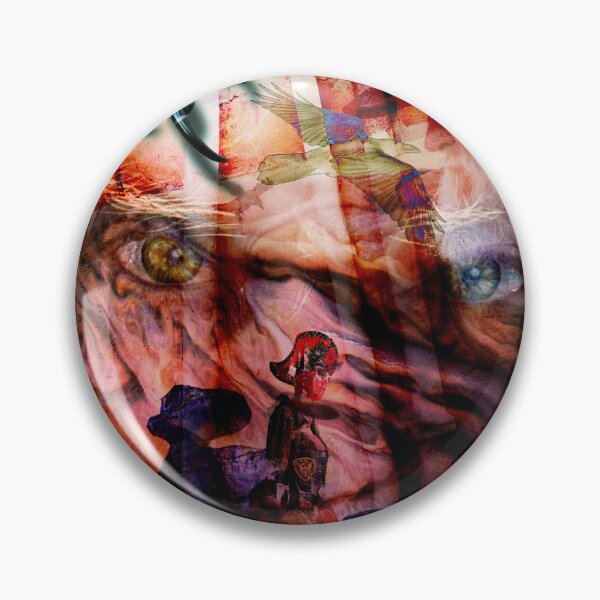 Item preview, "Head CT Scan" Digital Collage Art designed and sold by Raven’s Wing Studio.