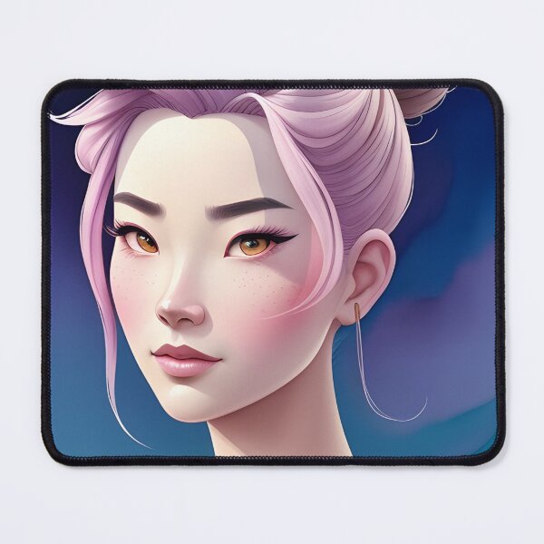 Item preview, Beautiful Asian Woman with Pink Hair designed and sold by Erika V..