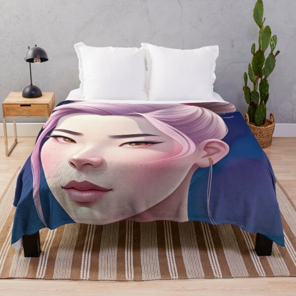Item preview, Beautiful Asian Woman with Pink Hair designed and sold by Erika V..