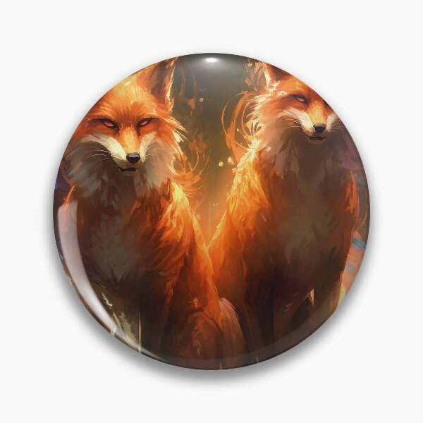 Item preview, Cute Fox Duo  designed and sold by WarmBreeze1.
