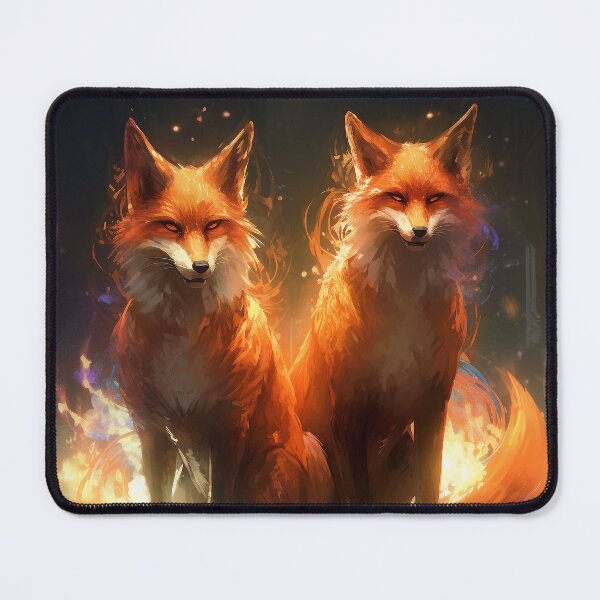 Item preview, Cute Fox Duo  designed and sold by WarmBreeze1.