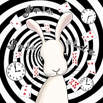 Artwork thumbnail, White rabbit in Wonderland by ValentinaHramov