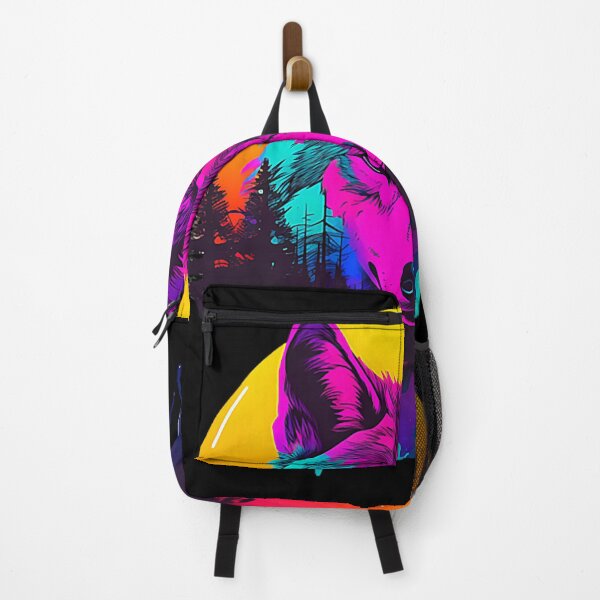 Item preview, Synthwave Sunset Wolf Design Edm Rave designed and sold by AnkundingBo.
