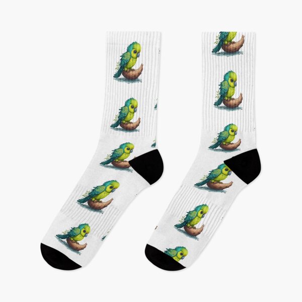 Artikelvorschau, kleiner Papagei am Stamm entworfen und verkauft von BaliamShop.