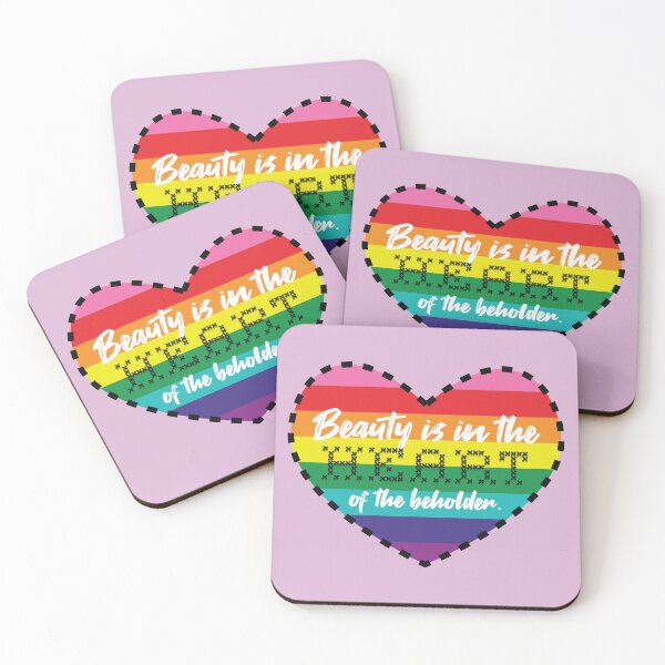 Item preview, Beauty Beholder [rainbow] designed and sold by deadbeatprince-typography.