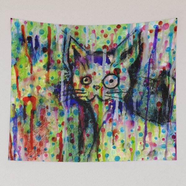 Item preview, Paint Splat Cat designed and sold by LiszaB.