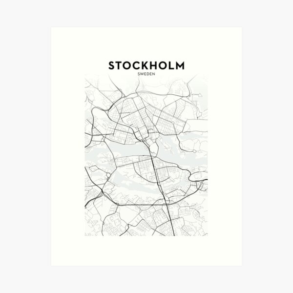 Item preview, Stockholm City Map designed and sold by OrtaMaps.