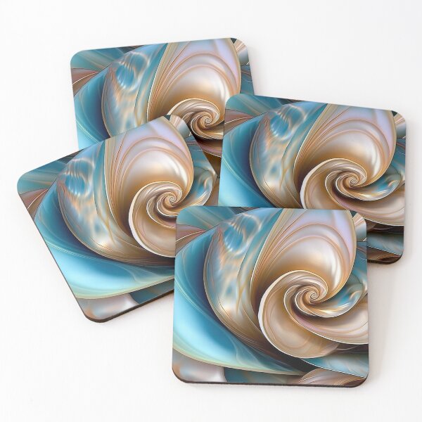 Item preview, Abstract sea shell art designed and sold by KingExpressions.