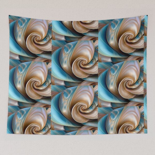 Item preview, Abstract sea shell art designed and sold by KingExpressions.