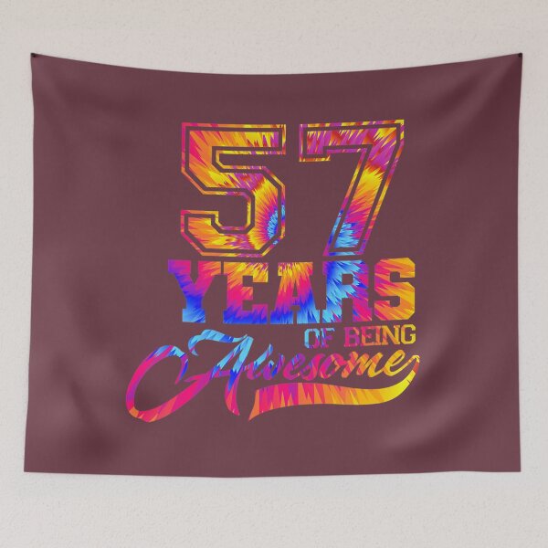 Item preview, 57th Birthday Tie Dye 57 Years old Birthday Awesome Party 	 	 designed and sold by vwfcvgzkaqr32.