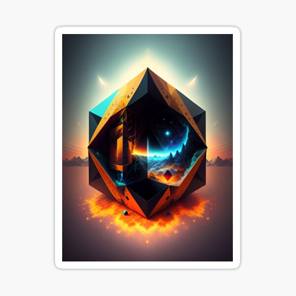 Hypercubes - 3 Sticker